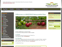 Tablet Screenshot of amazonasproducts.com
